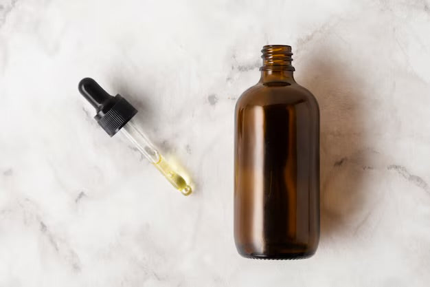 Empty 50 ml bottle with cap and dropper (opaque glass)